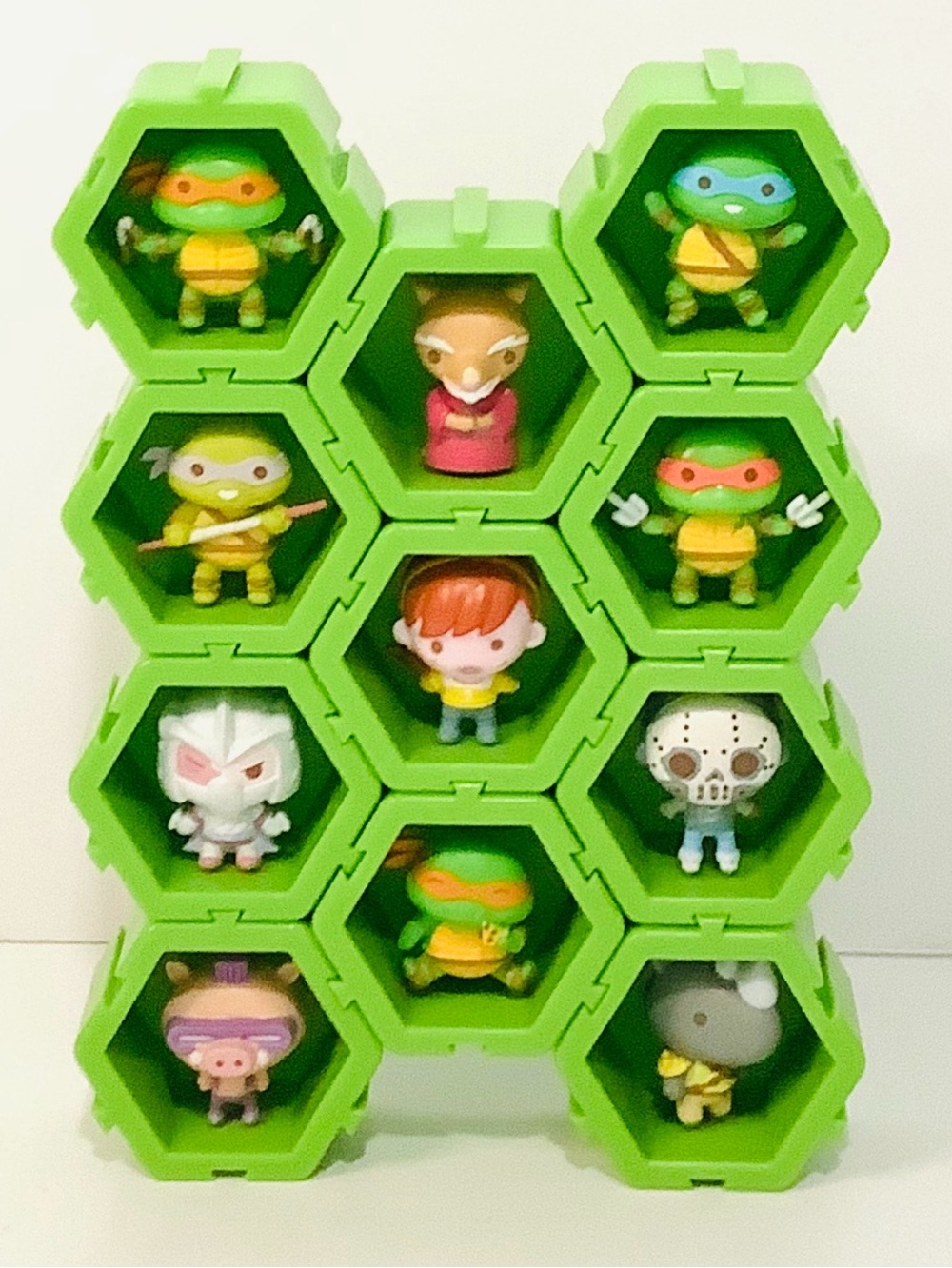 11 pieces Teenage Mutant Ninja Turtles TMNT Nanopods Mini Figures